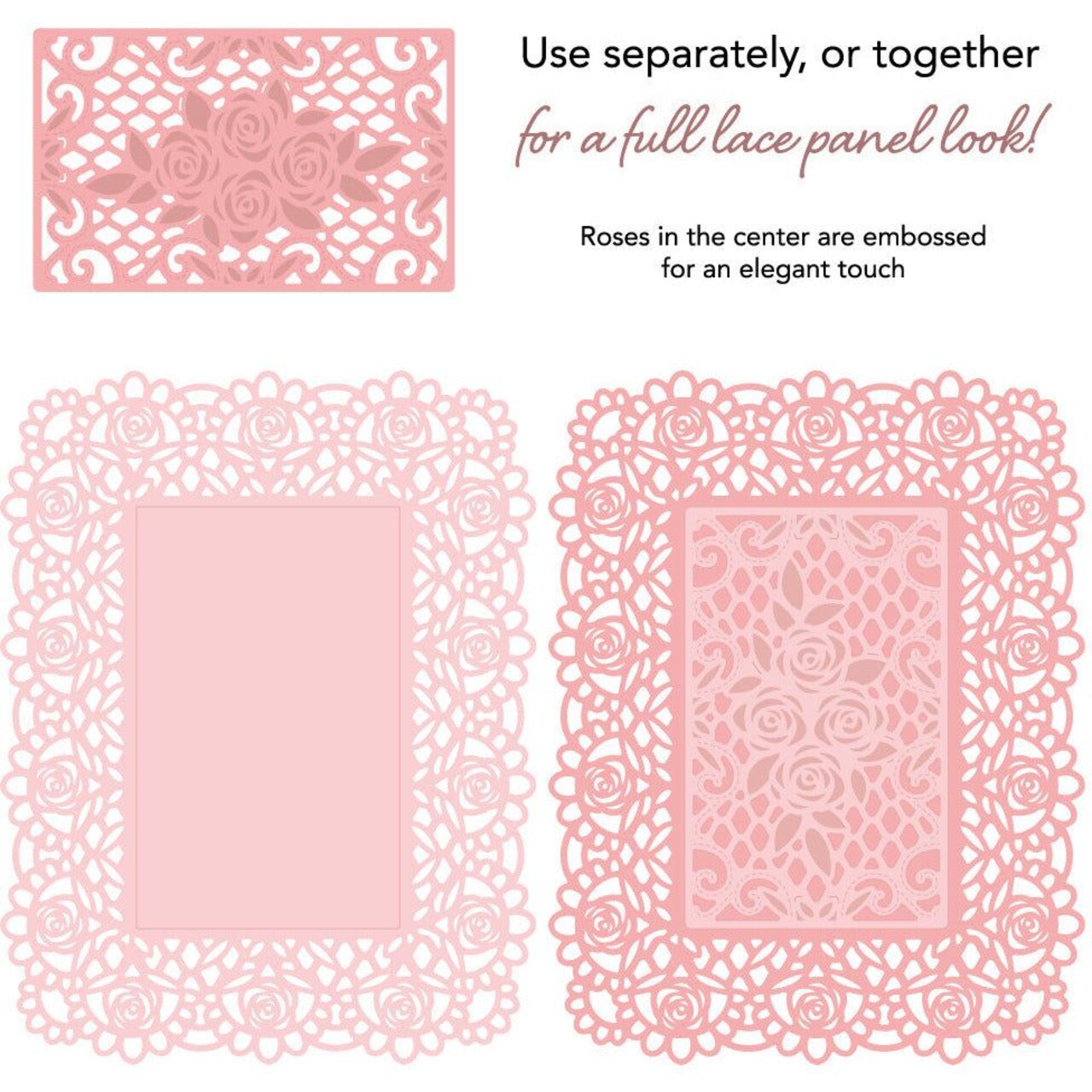 Lace A2 Cover Plate - Honey Cuts - Stand-Alone Dies - Retiring